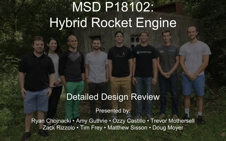 msd p18102 hybrid rocket engine
