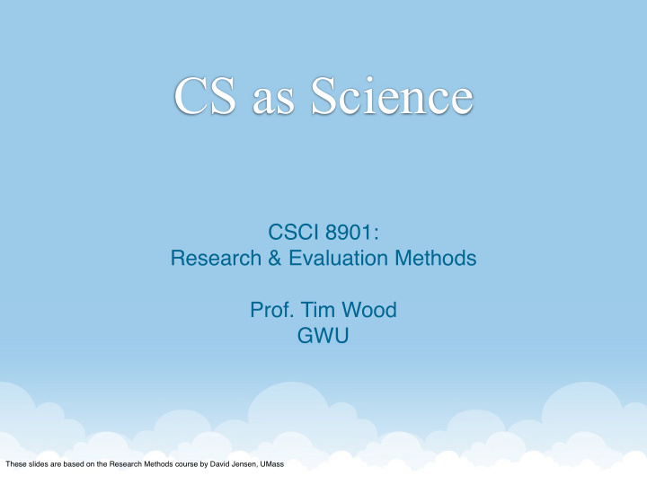 cs as science