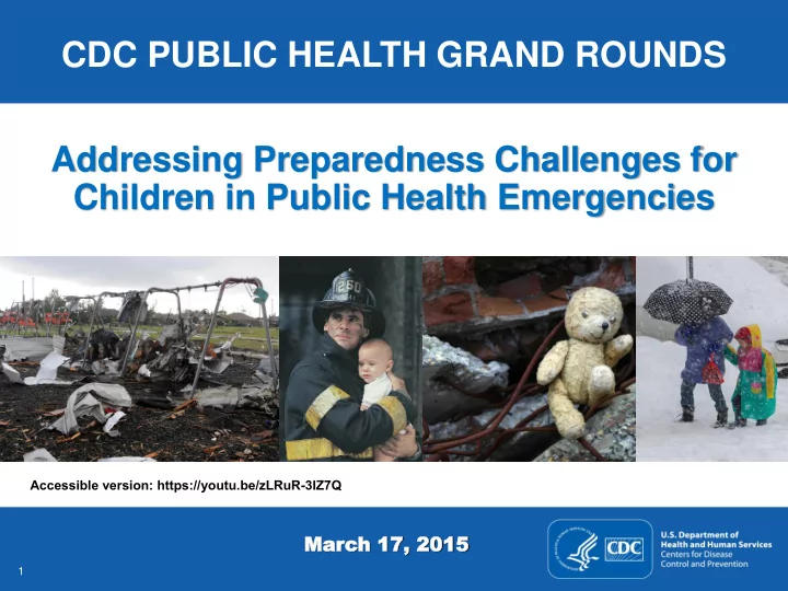 cdc public health grand rounds