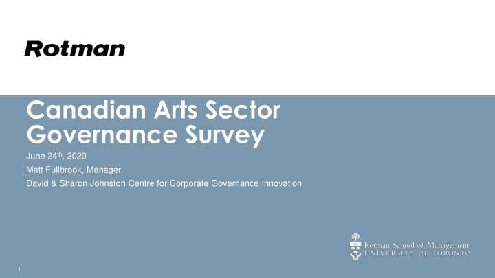 governance survey