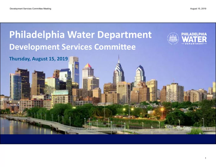 philadelphia water department