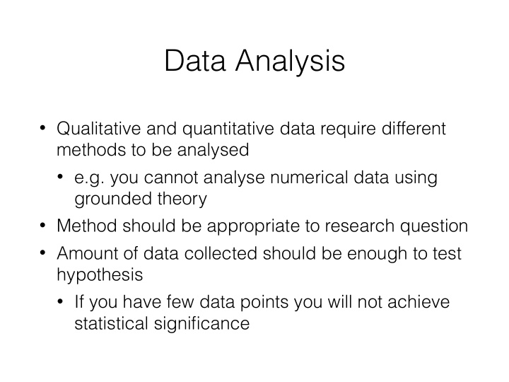 data analysis