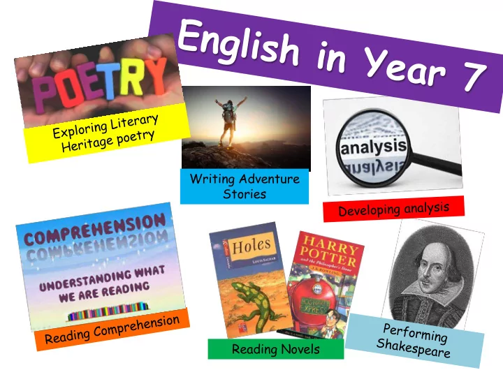 stories reading novels english in year 7