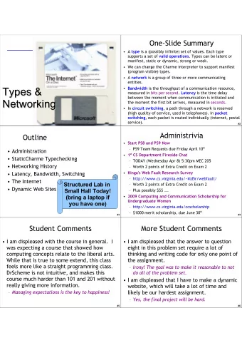 Types &amp;  Bandwidth is the throughput of a communication resource,  Types &amp; measured in