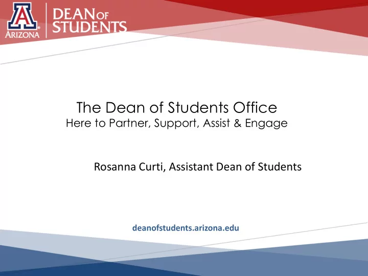 the dean of students office