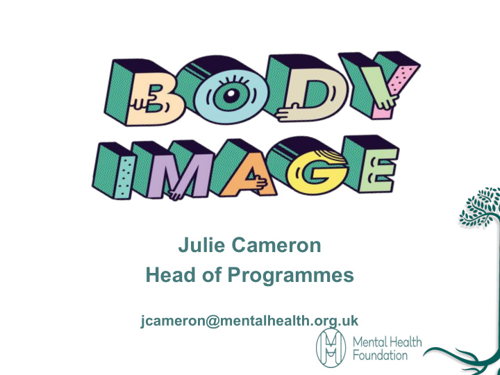 julie cameron head of programmes