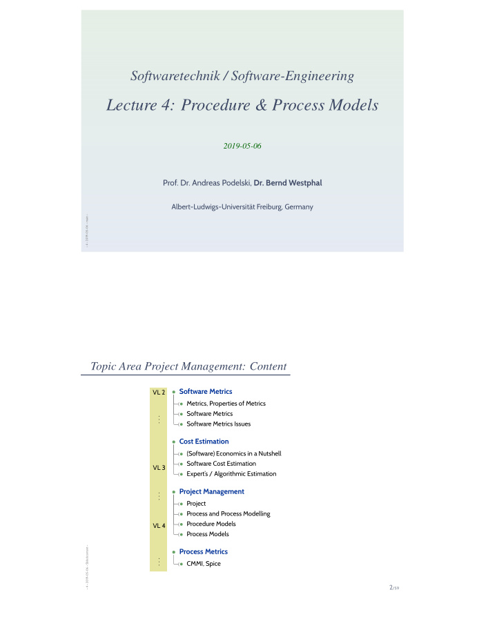 lecture 4 procedure process models