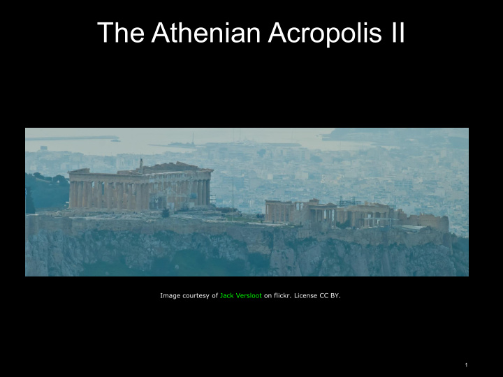 the athenian acropolis ii