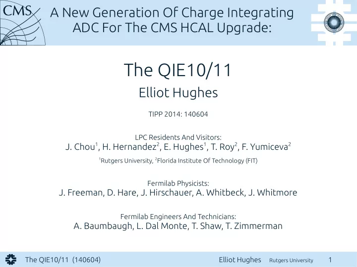the qie10 11