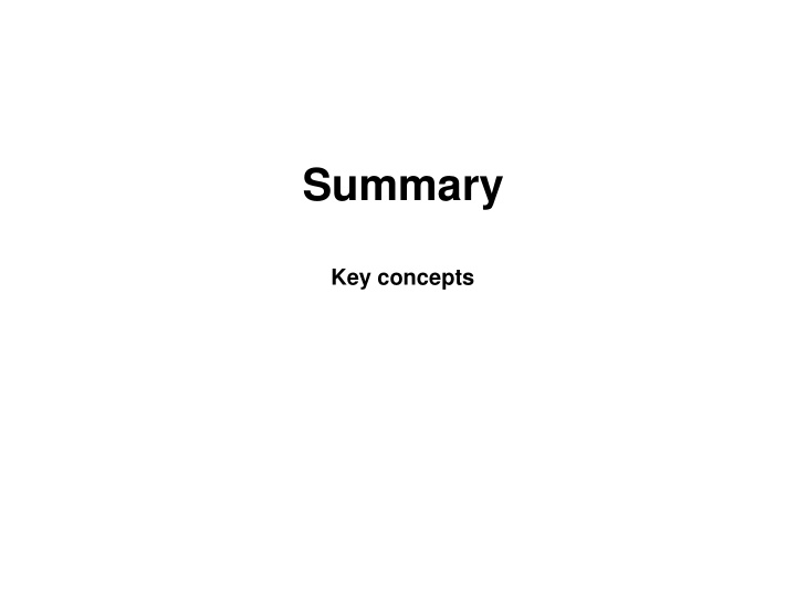 key concepts aims course content the course covers the