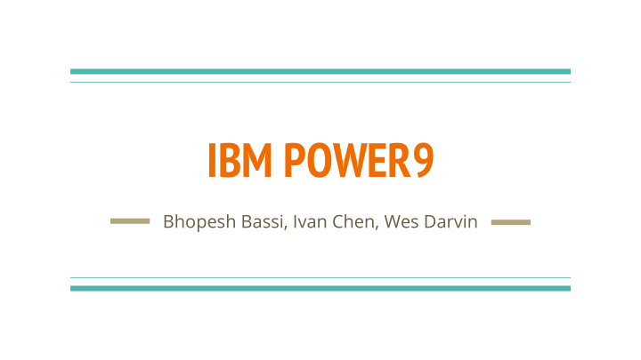 ibm power9