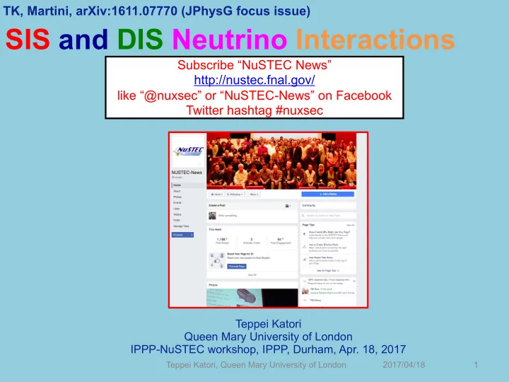 sis and dis neutrino interactions
