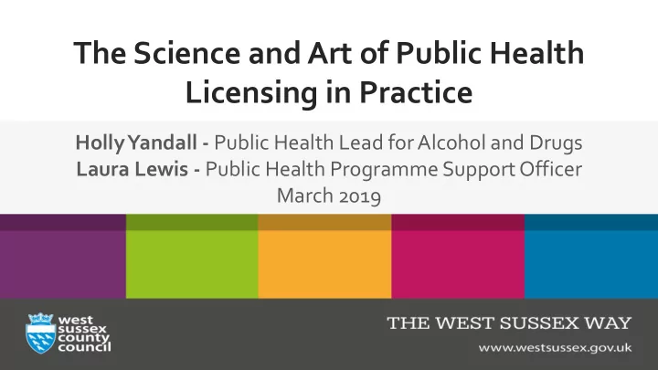 licensing in practice