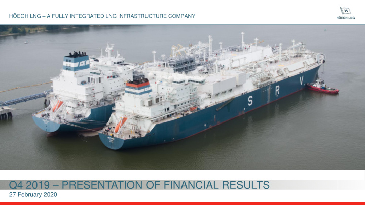 q4 2019 presentation of financial results