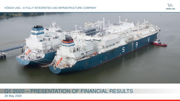 q1 2020 presentation of financial results