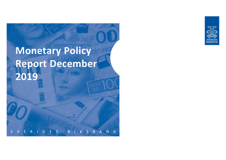 monetary policy report december 2019 chapter 1 figure 1 1