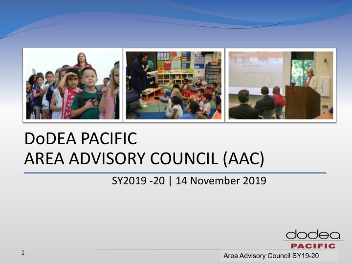 dodea pacific area advisory council aac