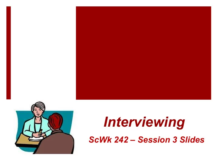 interviewing