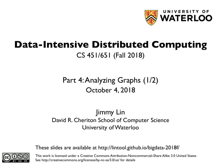 data intensive distributed computing