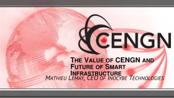 G ENERATION N ETWORKS . I NDUSTRY T RAINED T ALENT  CENGN, an ONF certified SDN training