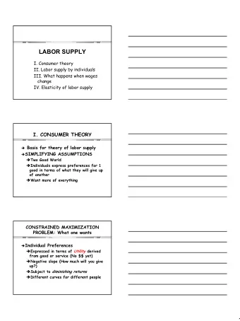 1  Indifference Curve  Good 1 U 1 U 0  Good 2  Individuals have Different  Preferences:  Prefers