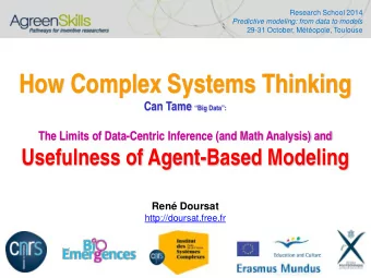 How Complex Systems Thinking Can Tame Big Data:  The Limits of Data-Centric Inference (and