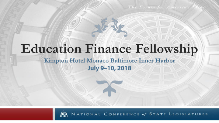 education finance fellowship