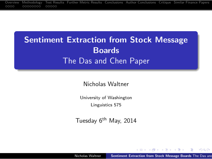sentiment extraction from stock message boards the das