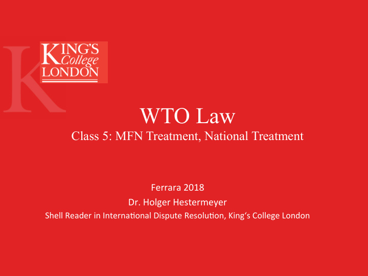 wto law