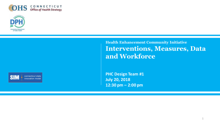 interventions measures data and workforce