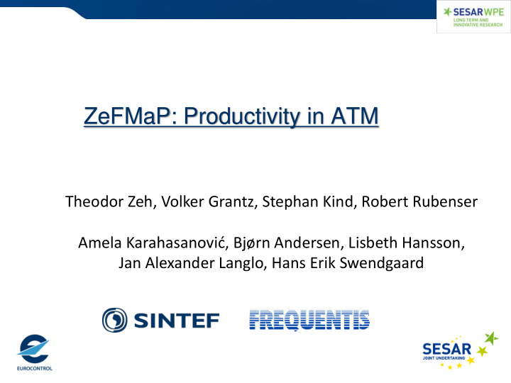 zefmap productivity in atm