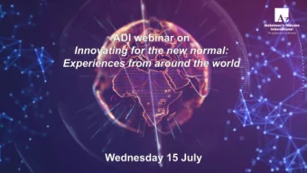 Welcome and introductions  Paola Barbarino  Chief Executive, ADI  ADI Emergency Appeal