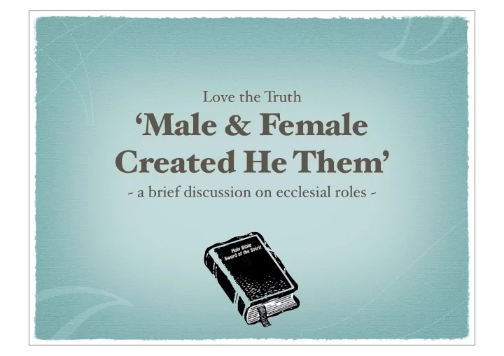 male female created he them