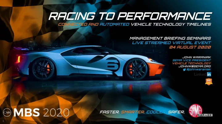 racing to performance