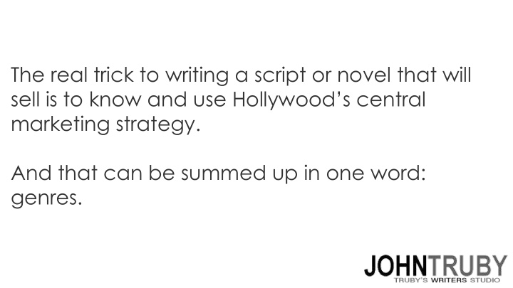 the real trick to writing a script or novel that will