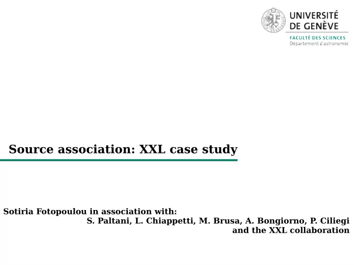 source association xxl case study