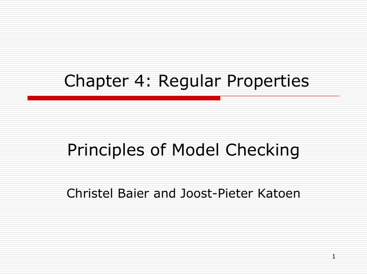 chapter 4 regular properties