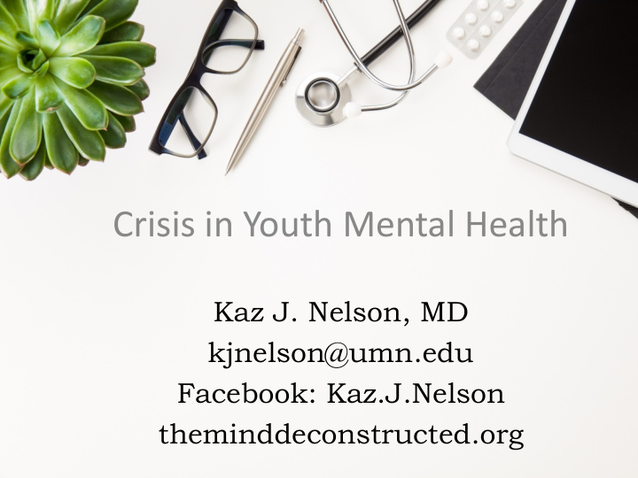crisis in youth mental health