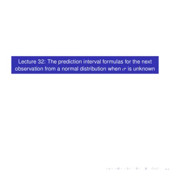 1. Introduction  In this lecture we will derive the formulas for the symmetric two-sided prediction