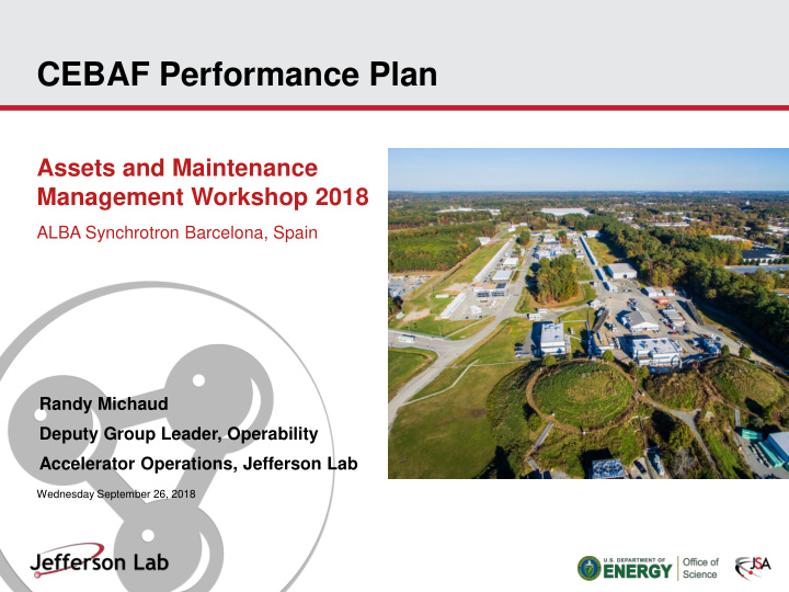 cebaf performance plan