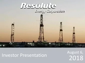 2018  Page 2  Cautionary statements  Statements in this presentation, other than statements of