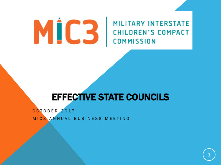 effective s state c councils