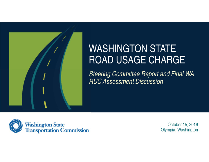 washington state road usage charge