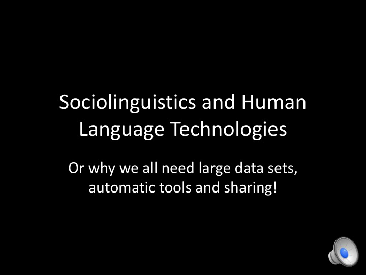 language technologies