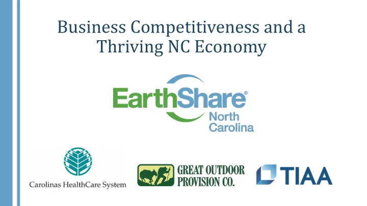 business competitiveness and a