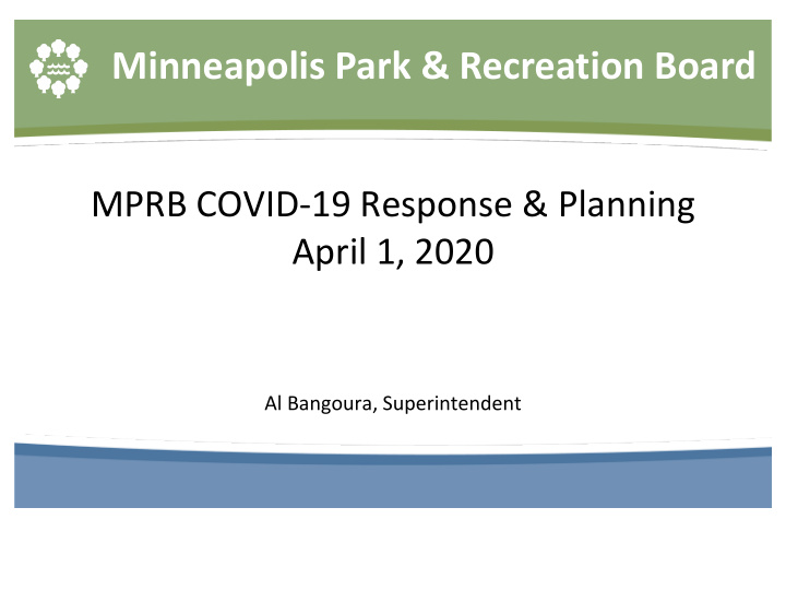 minneapolis park recreation board