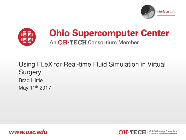 using flex for real time fluid simulation in virtual