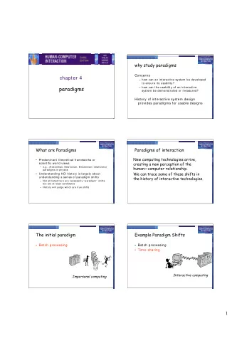 paradigms   how can the usability of an interactive  system be demonstrated or measured?