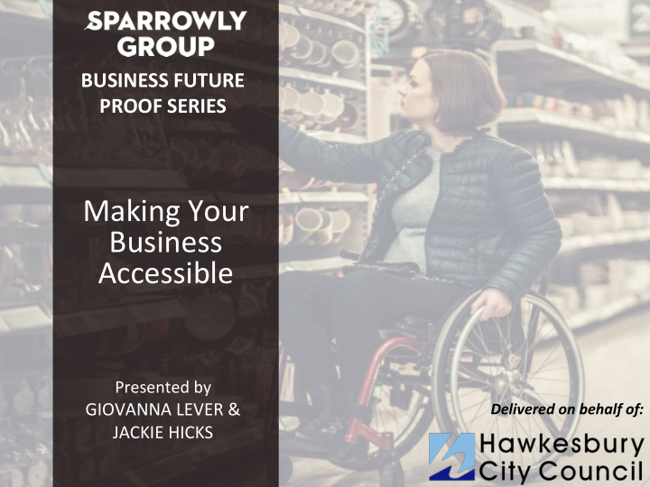making your business accessible