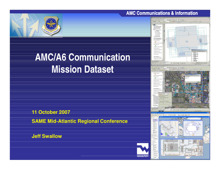 amc a6 communication mission dataset